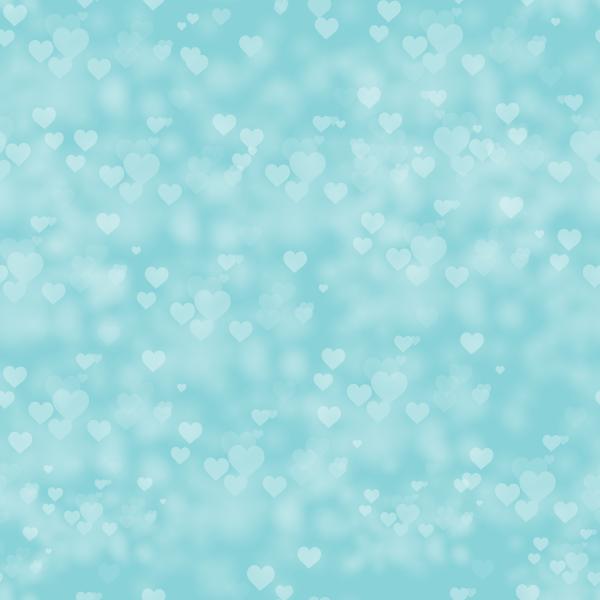 VORBESTELLUNG Bokeh Hearts - Mint
